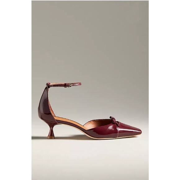 Reformation Darcy Bow Pumps 7.5 Anthropologie - Picture 3 of 6